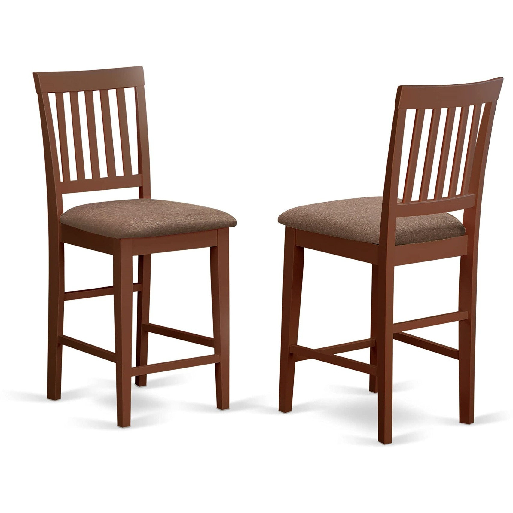 Javn5-Mah-C 5 Pc Pub Table Set - Counter Height Table And 4 Dining Chairs.