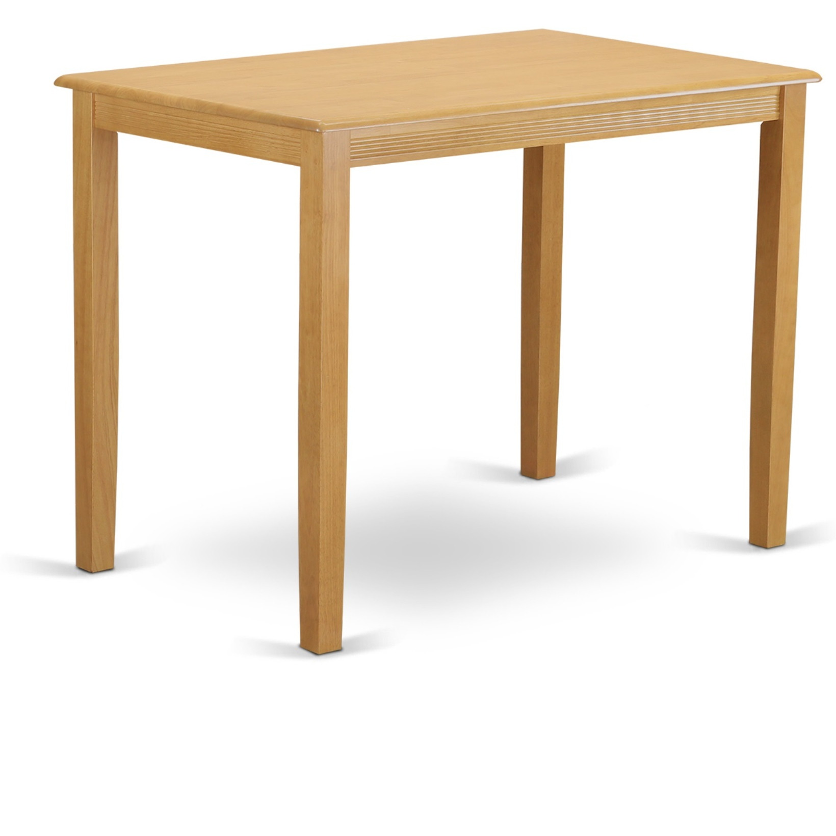 Yaqu5-Oak-W 5 Pc Counter Height Pub Set-Pub Table And 4 Counter Height Dining Chair