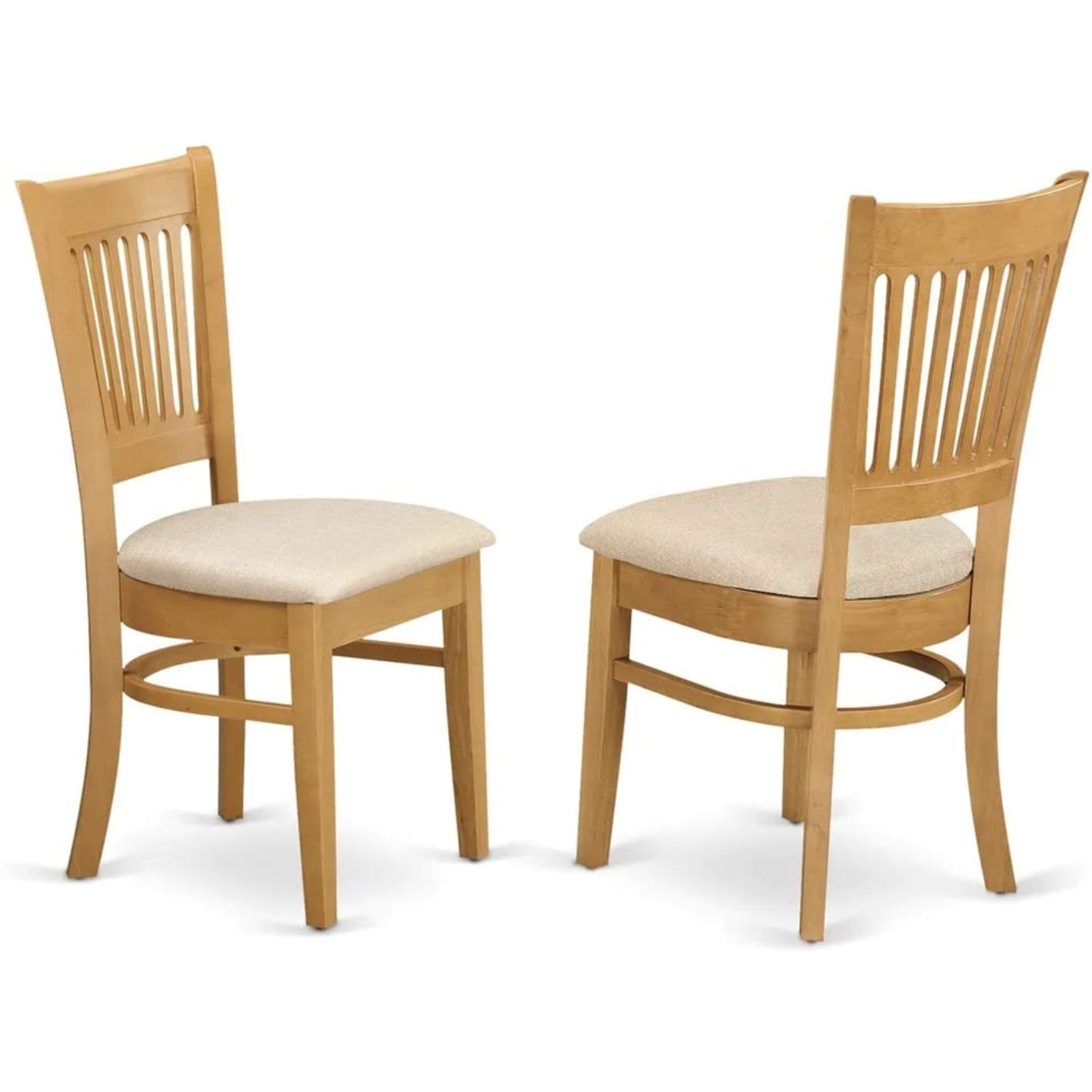 Cava5-Oak-C 5 Pcsmall Kitchen Table Set - Kitchen Table And 4 Dining Chairs
