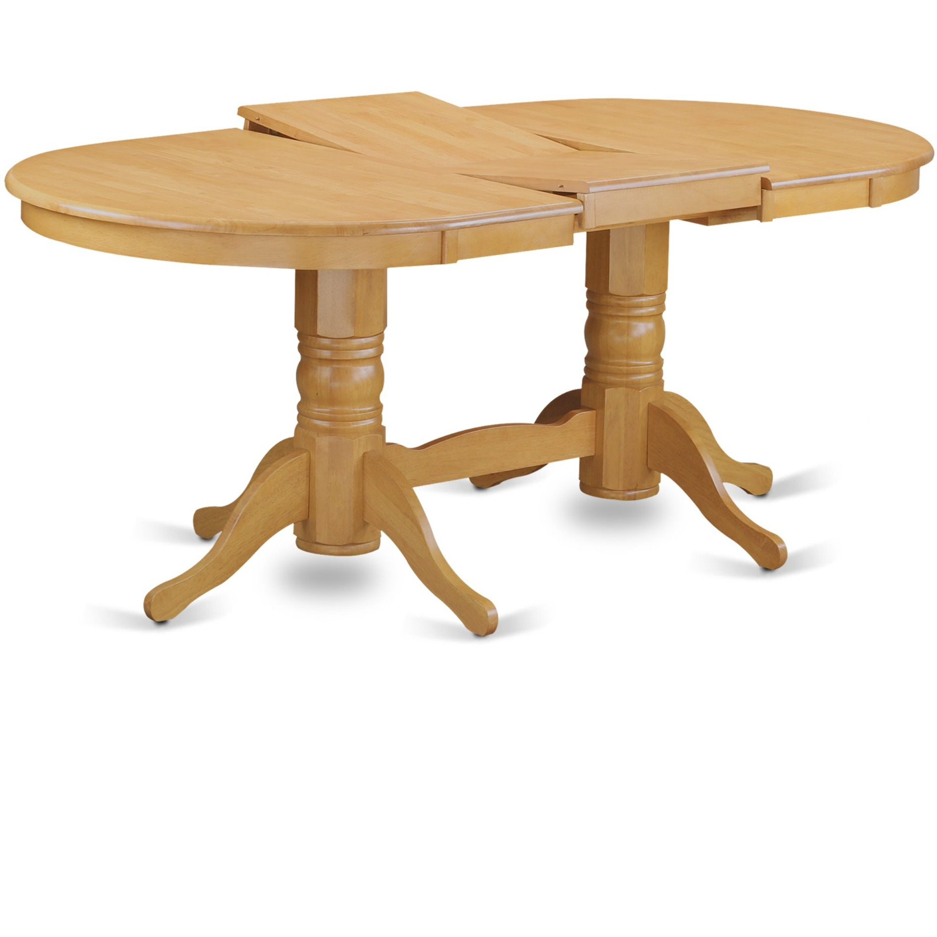 Vagr9-Oak-W 9 Pc Table Set - Table And 8 Dining Chairs