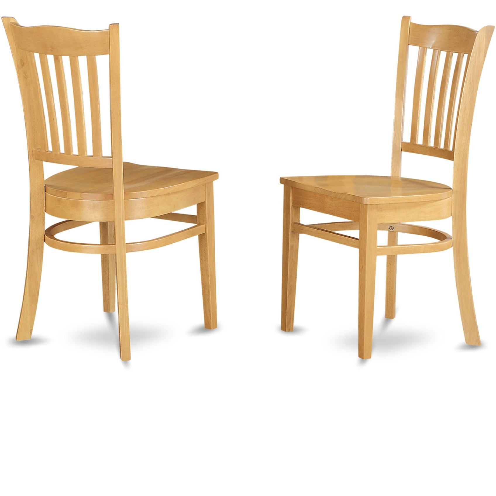Vagr9-Oak-W 9 Pc Table Set - Table And 8 Dining Chairs