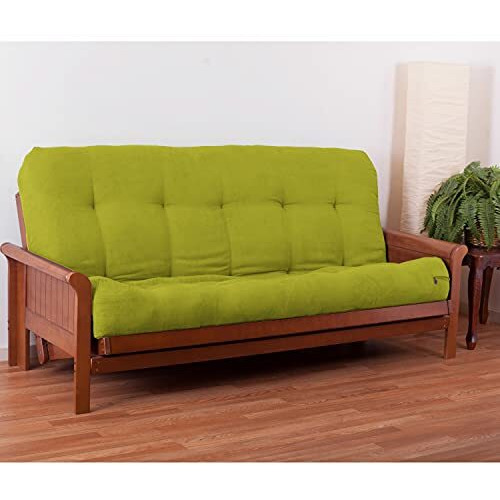 Blazing Needles Renewal 9-Inch Microsuede Full-Size Futon Mattress - Mojito Lime