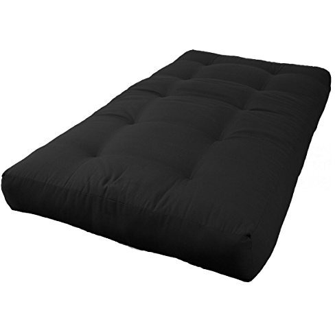Blazing Needles Renewal 7-Inch Twill Twin-Size Futon Mattress - Tangerine Dream