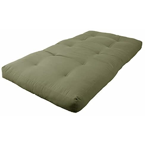 Blazing Needles Renewal 6-Inch Twill Twin-Size Futon Mattress - Sage