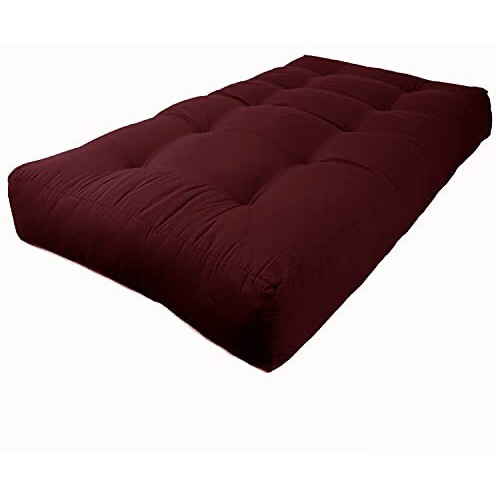 Blazing Needles Renewal 9-Inch Twill Twin-Size Futon Mattress - Aqua Blue