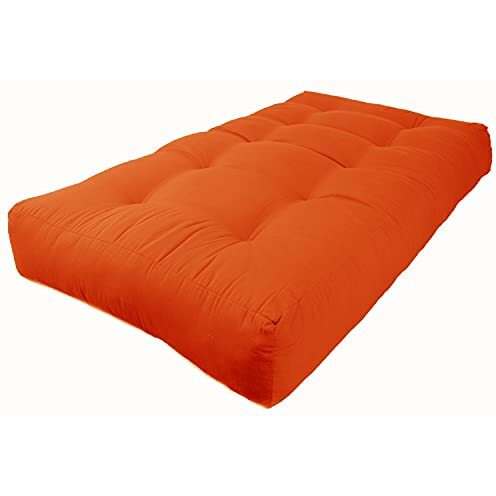 Blazing Needles Renewal 9-Inch Twill Twin-Size Futon Mattress - Aqua Blue