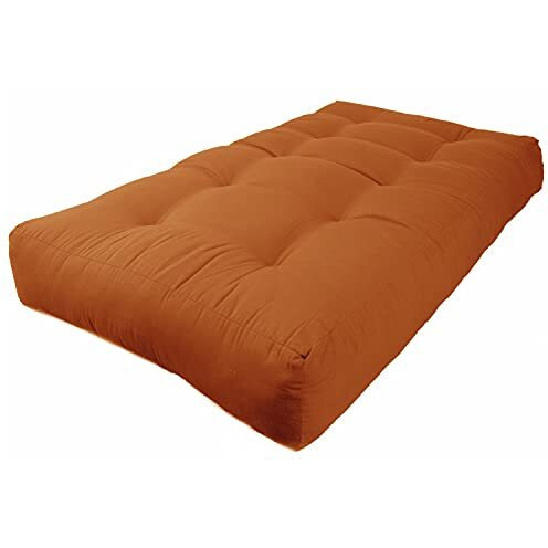 Blazing Needles Renewal 10-Inch Twill Twin-Size Futon Mattress - Spice