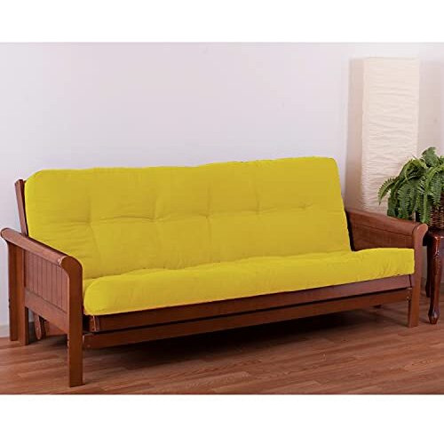 Blazing Needles Renewal 5-Inch Twill Full-Size Futon Mattress - Sunset