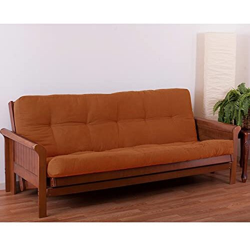 Blazing Needles Renewal 5-Inch Twill Full-Size Futon Mattress - Spice