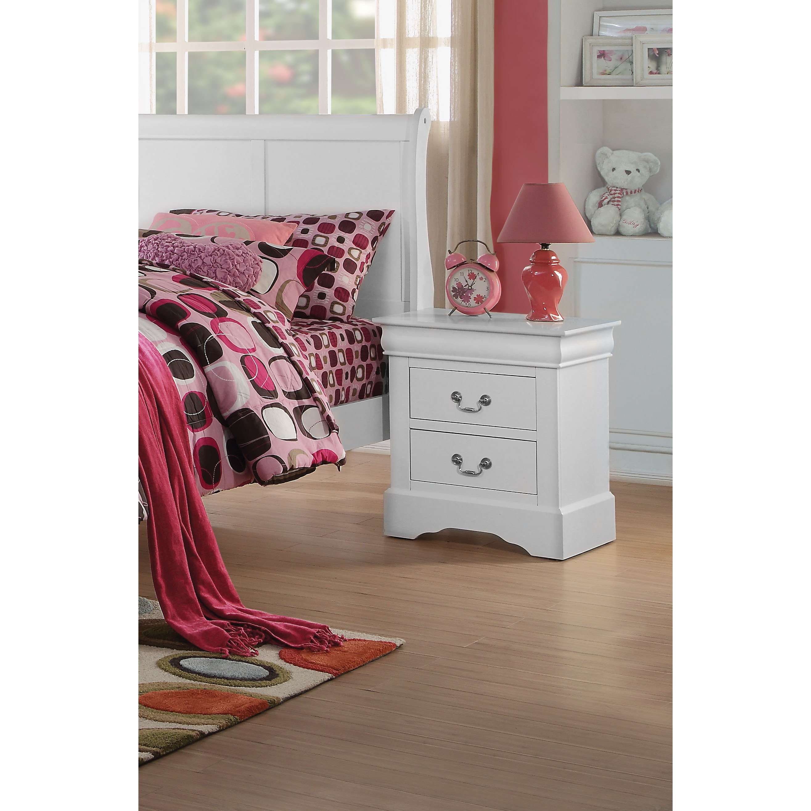 Louis Philippe Iii - Nightstand  White