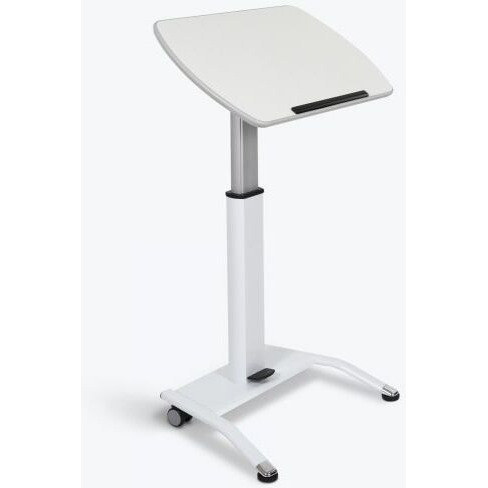 Luxor - Lx-Pnadj-Wh - Pnematic Height Adjustable Lectern