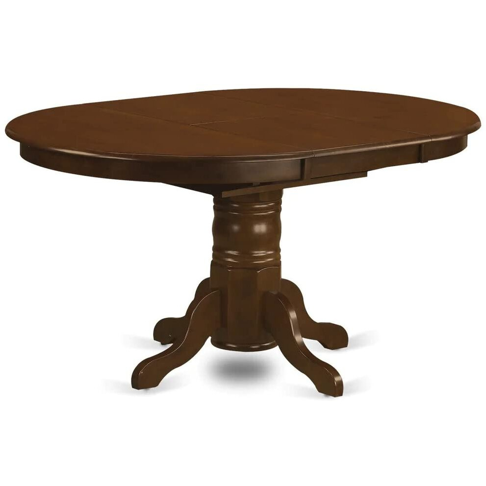 7  Pc  Set  Kenley  With  A  Leaf  And  6Padded  Leather  Kitchen  Chairs  In  Espresso  .
