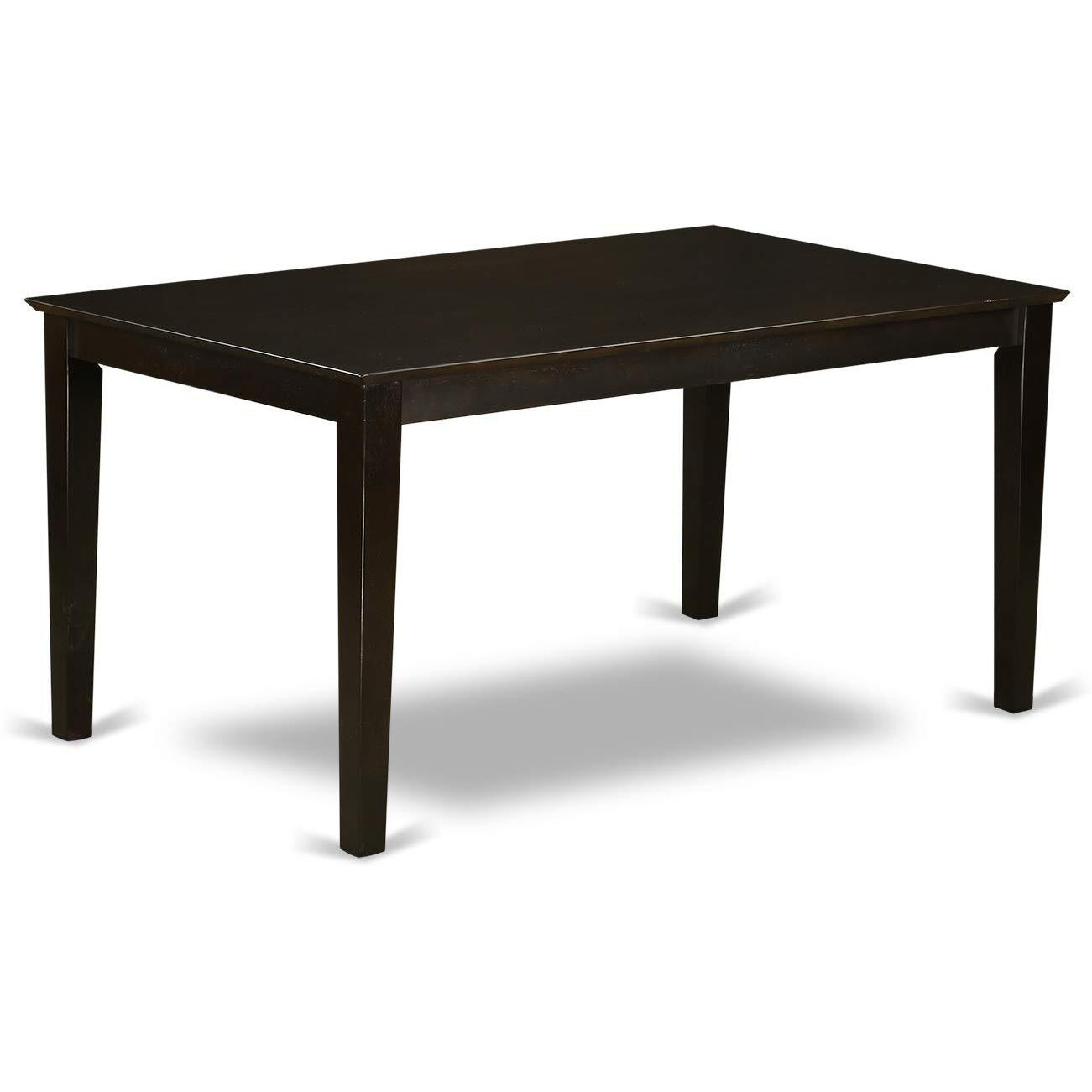 East West Furniture Cabo7S-Cap-W Capri 7 Piece Set Consist Of A Rectangle Kitchen Table And 6 Dining Chairs  36X60 Inch