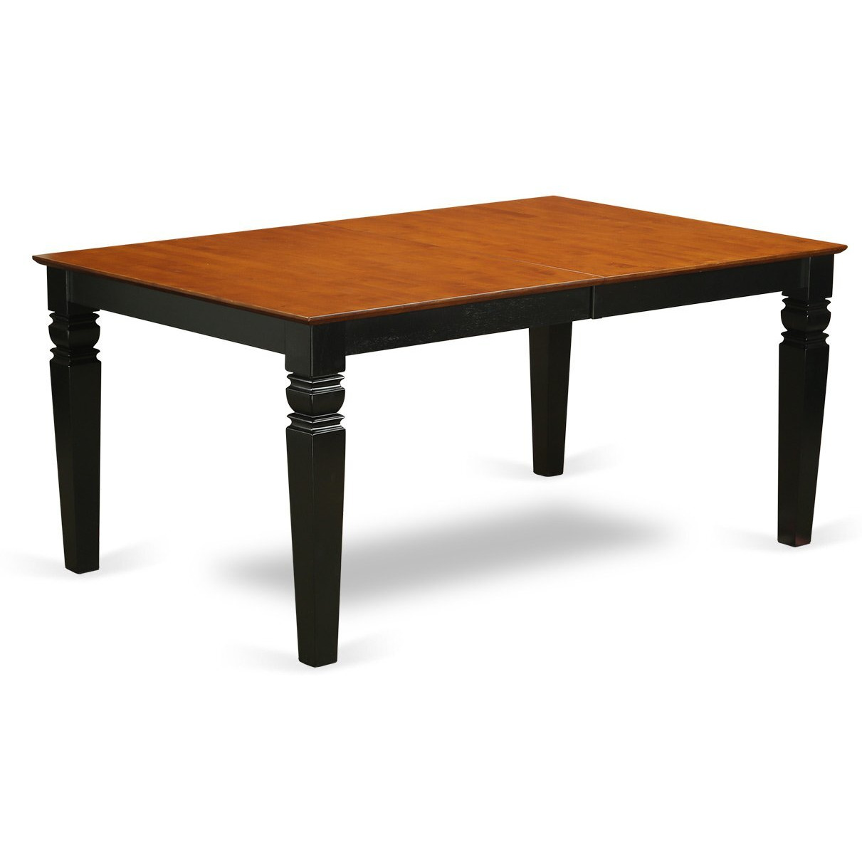 7  Pc  Table  Set  With  A  Dining  Table  And  6  Dining  Chairs  In  Black  And  Cherry