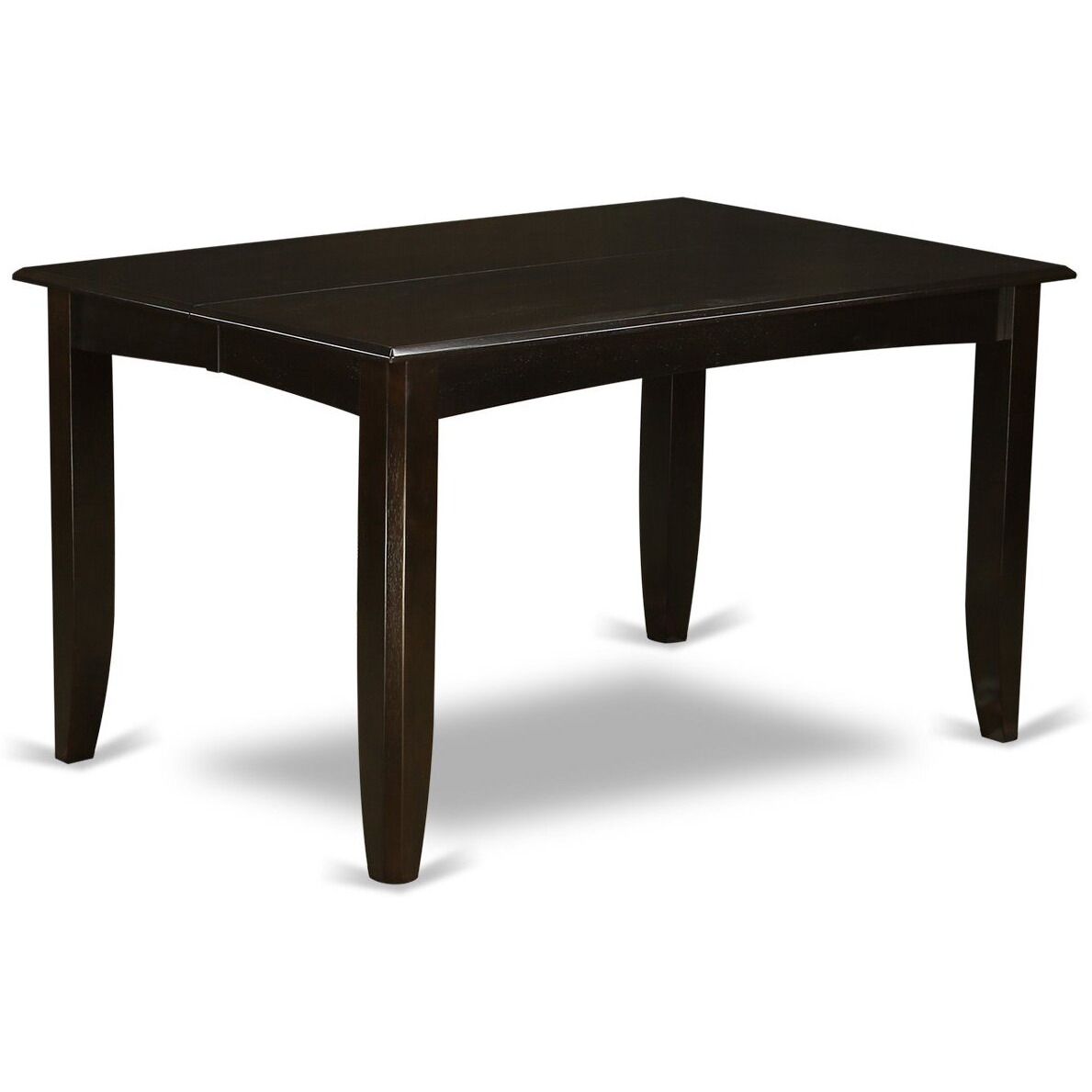 East West Furniture Pfbo6-Cap-C 6 Piece Kitchen Table Set Contains A Square Dining Table With Butterfly Leaf And 4 Linen Fabric Dining Chairs With A Bench  54X54 Inch  Cappuccino