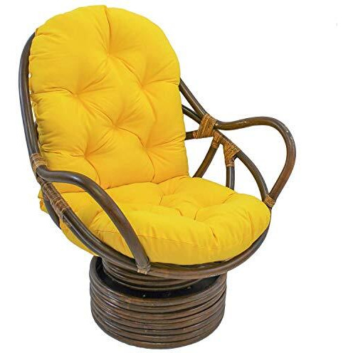 Swivel Rocker With Twill Cushion