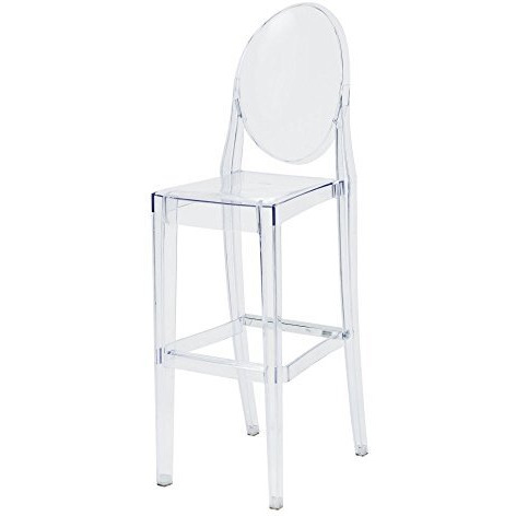 Commercial Seating Products Kage (Ghost) Chair With Arms  Kid Chair-Clear