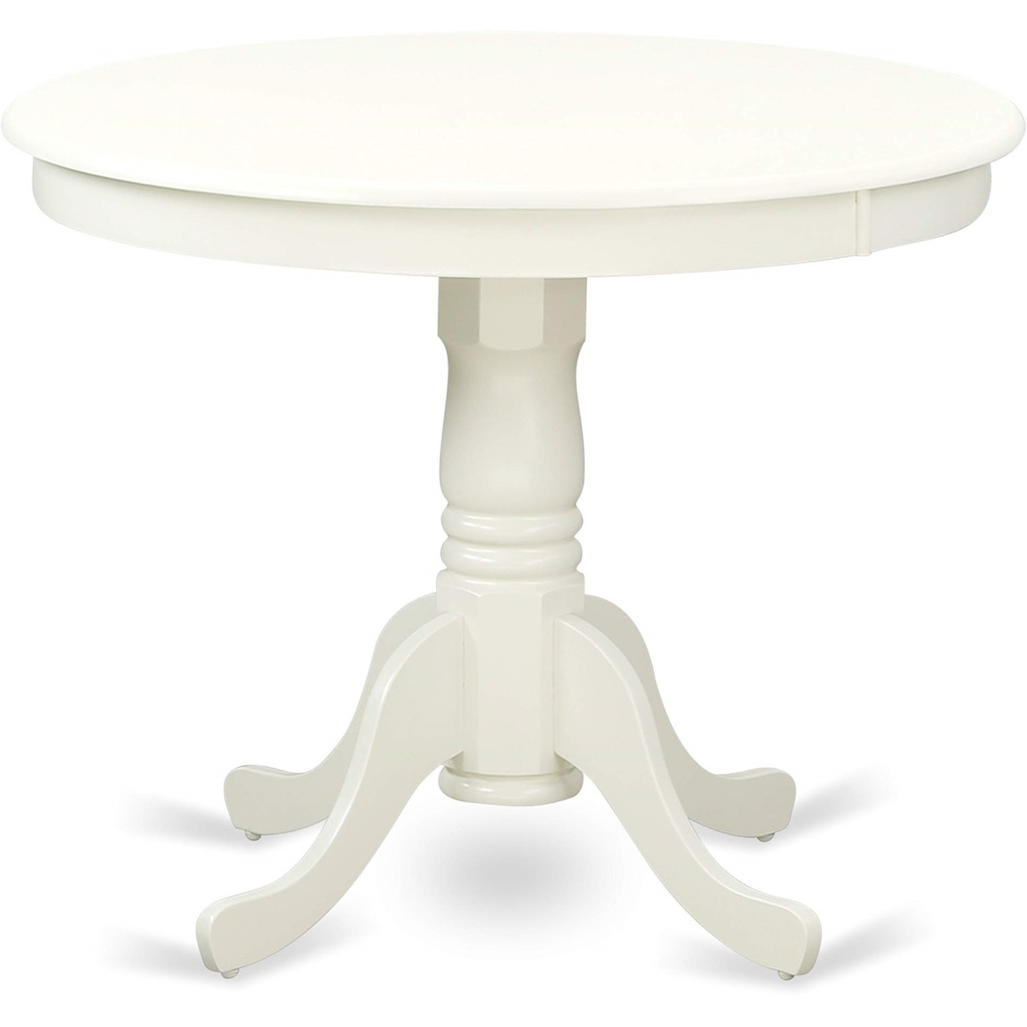 3  Pc  Set  With  A  Table  And  2  Wood  Dinette  Chairs  In  Linen  White.
