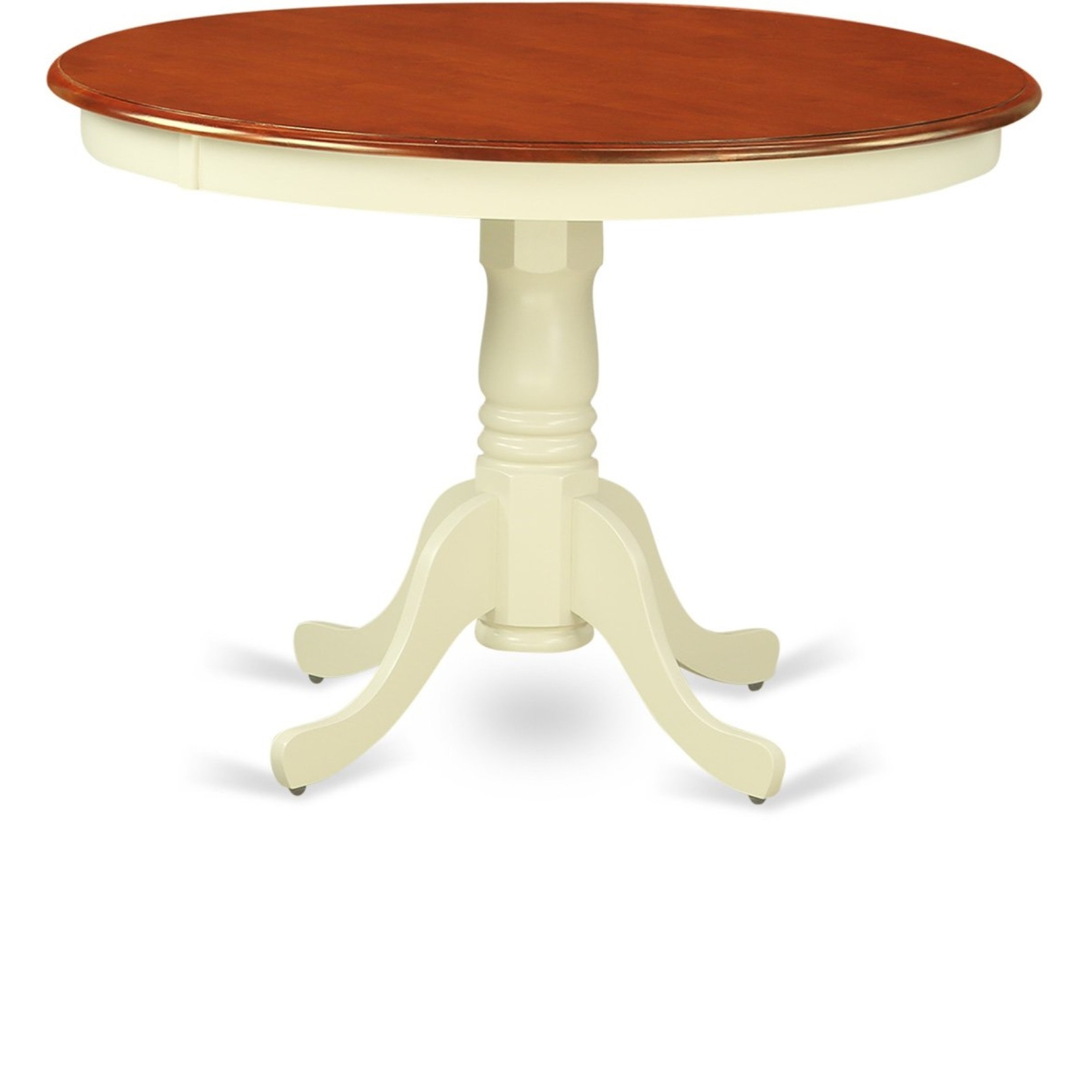 Hlpl3-Bmk-C 3 Pc Set With A Dining Table And 2Seat Dinette Kitchen Chairs In Buttermilk And Cherry .
