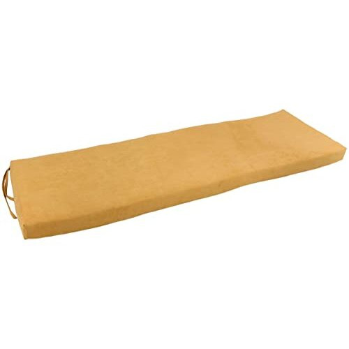57-Inch By 19-Inch Solid Microsuede Bench Cushion  957X19-Ms-Lm