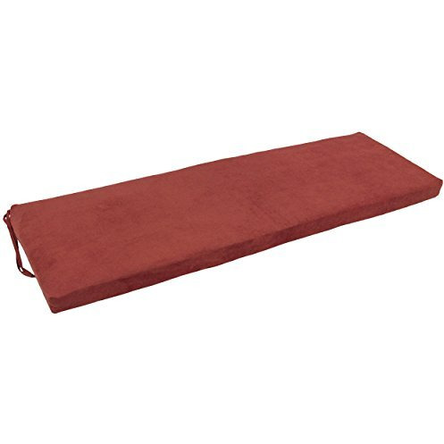 63-Inch By 19-Inch Solid Microsuede Bench Cushion  963X19-Ms-Rw
