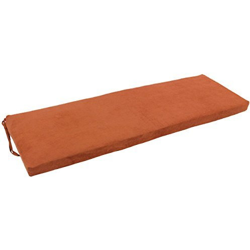 63-Inch By 19-Inch Solid Microsuede Bench Cushion  963X19-Ms-Sp