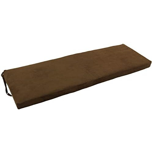 57-Inch By 19-Inch Solid Microsuede Bench Cushion  957X19-Ms-Ch
