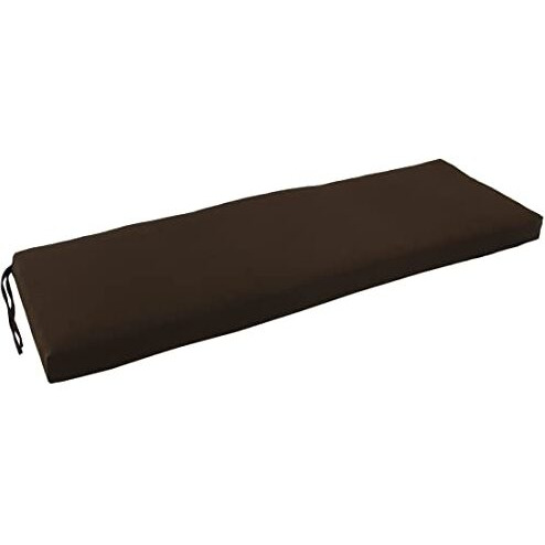 51-Inch By 19-Inch Solid Twill Bench Cushion  951X19-Tw-Ch