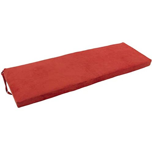 57-Inch By 19-Inch Solid Microsuede Bench Cushion  957X19-Ms-Cr