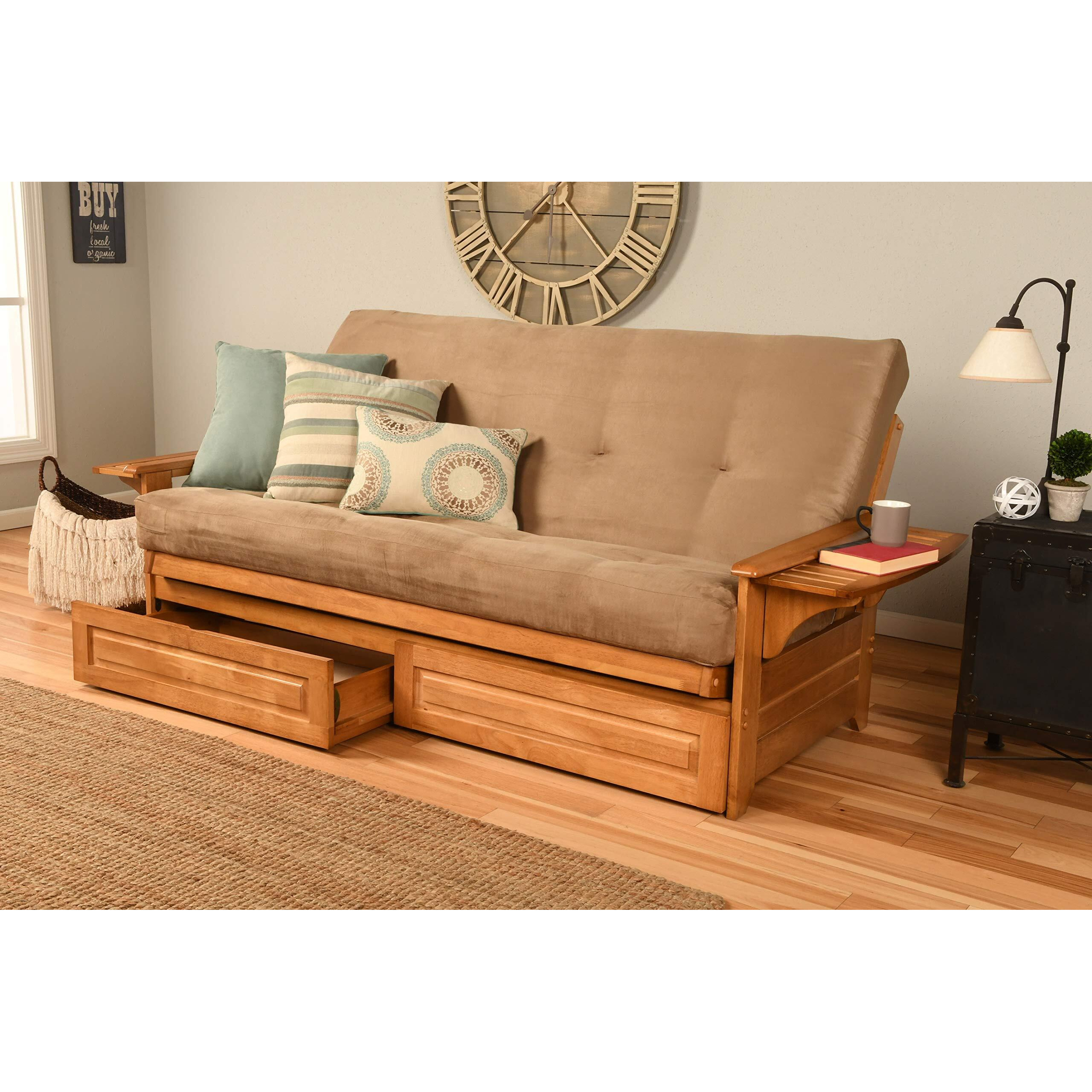 Phoenix Frame-Butternut Finish-Peter's Cabin Mattress-Storage Drawers