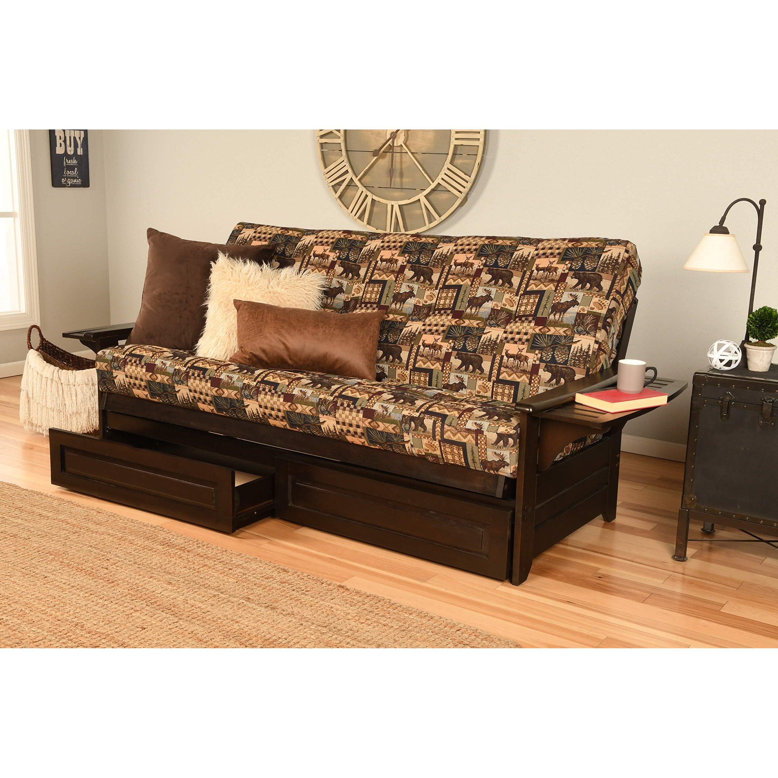 Phoenix Frame-Espresso Finish-Peter's Cabin Mattress-Storage Drawers