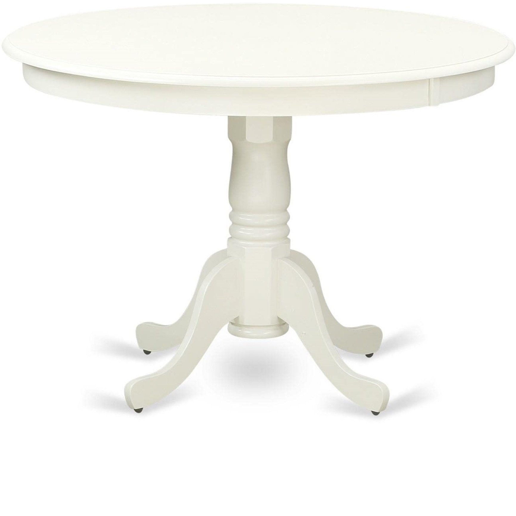 Hlt-Lwh-Tp Table 42"" Diameter Round Table -Buttermilk And Cherry