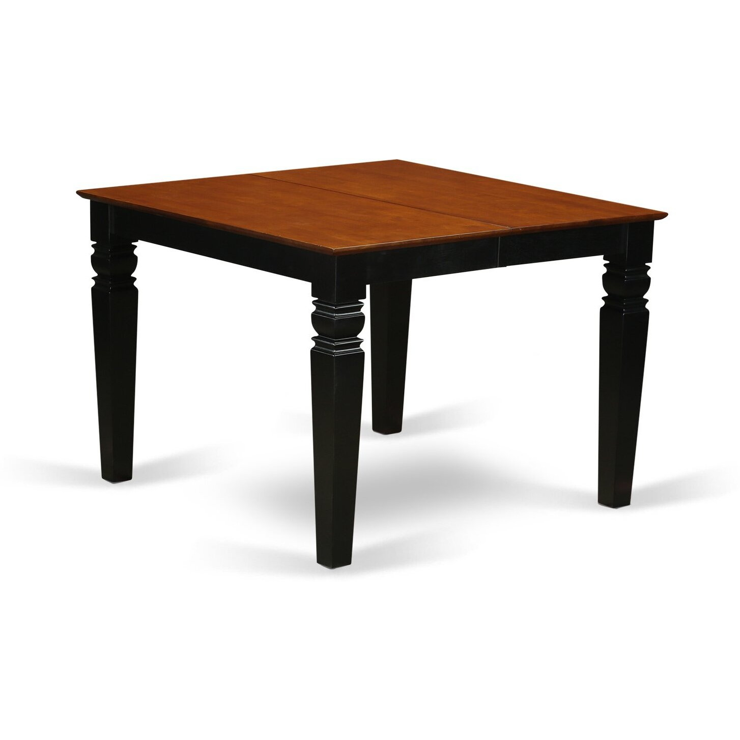 East West Furniture Wean7-Bch-Lc 7 Piece Dining Room Furniture Set Consist Of A Rectangle Kitchen Table With Butterfly Leaf And 6 Faux Leather Upholstered Chairs  42X60 Inch