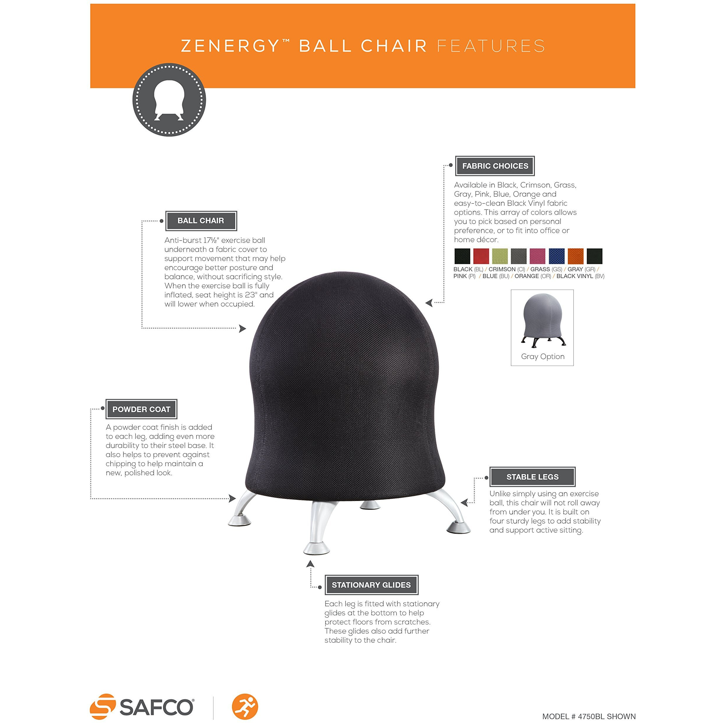 Zenergy Ball Chair  Blue