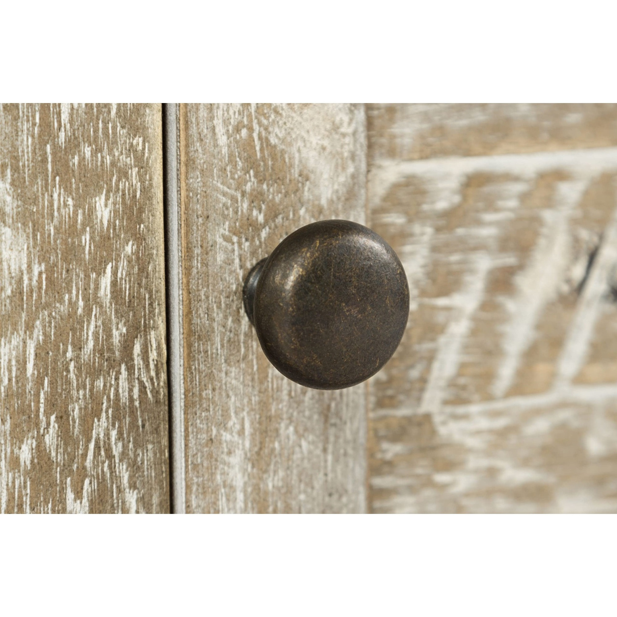 Artisan's Craft Rustic Farmhouse Distressed Acacia Accent Table