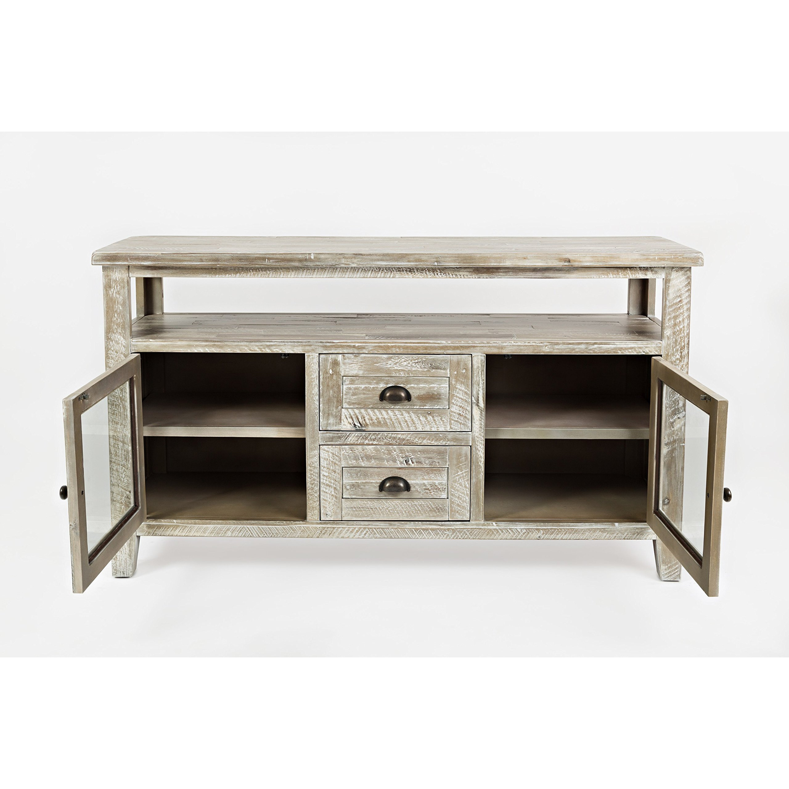 Artisan's Craft 54'' Farmhouse Distressed Acacia Console Tv Stand