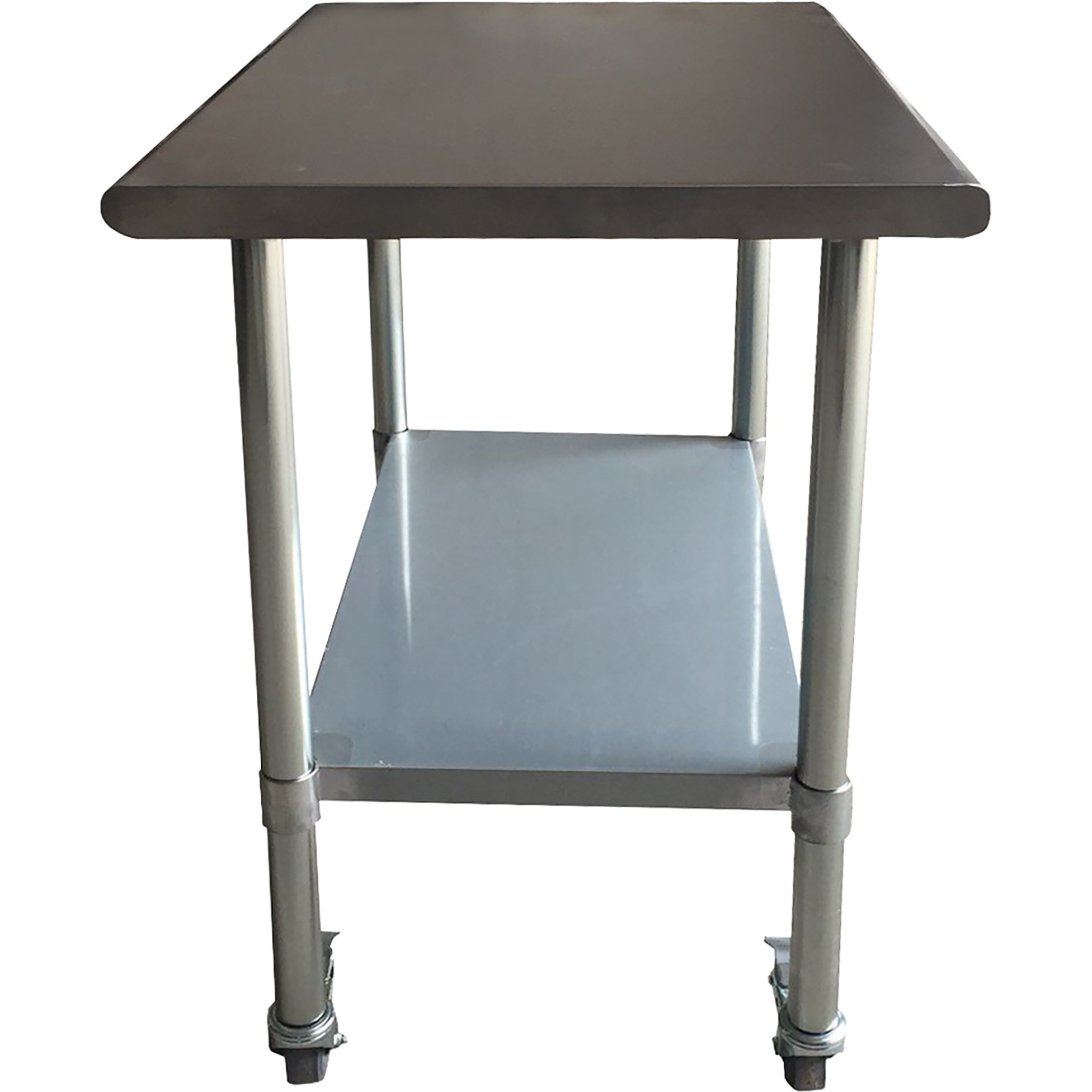 Sportsman Series Stainless Steel Work Table With Casters 24 X 36 Inches