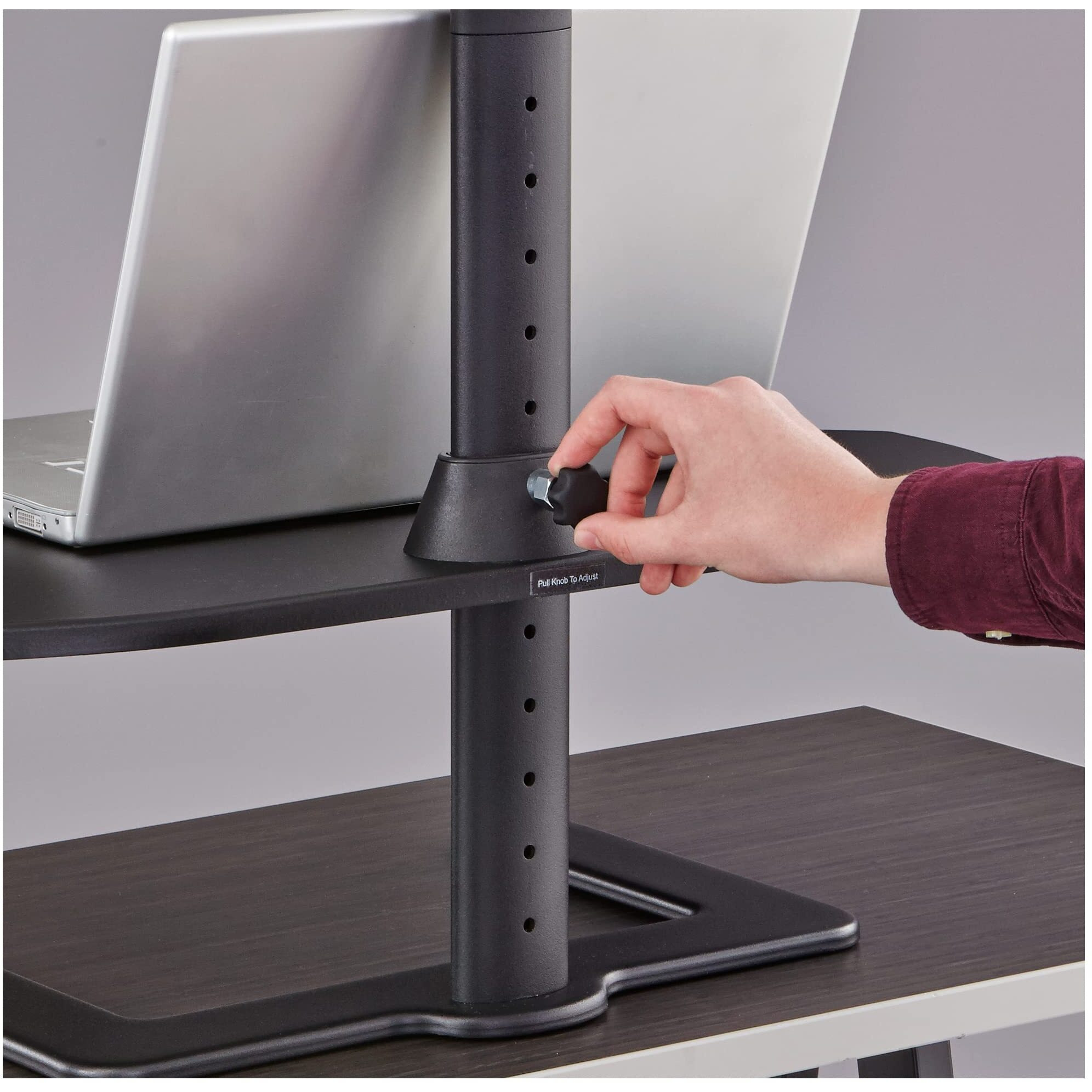 Stance Height-Adjustable Laptop Stand - Black