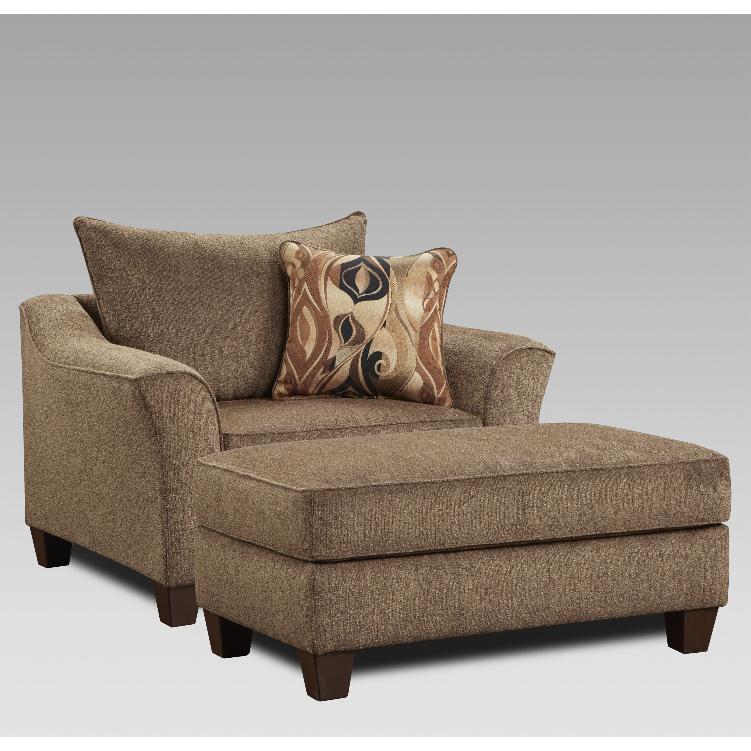Camero Cafe Fabric Cocktail Ottoman