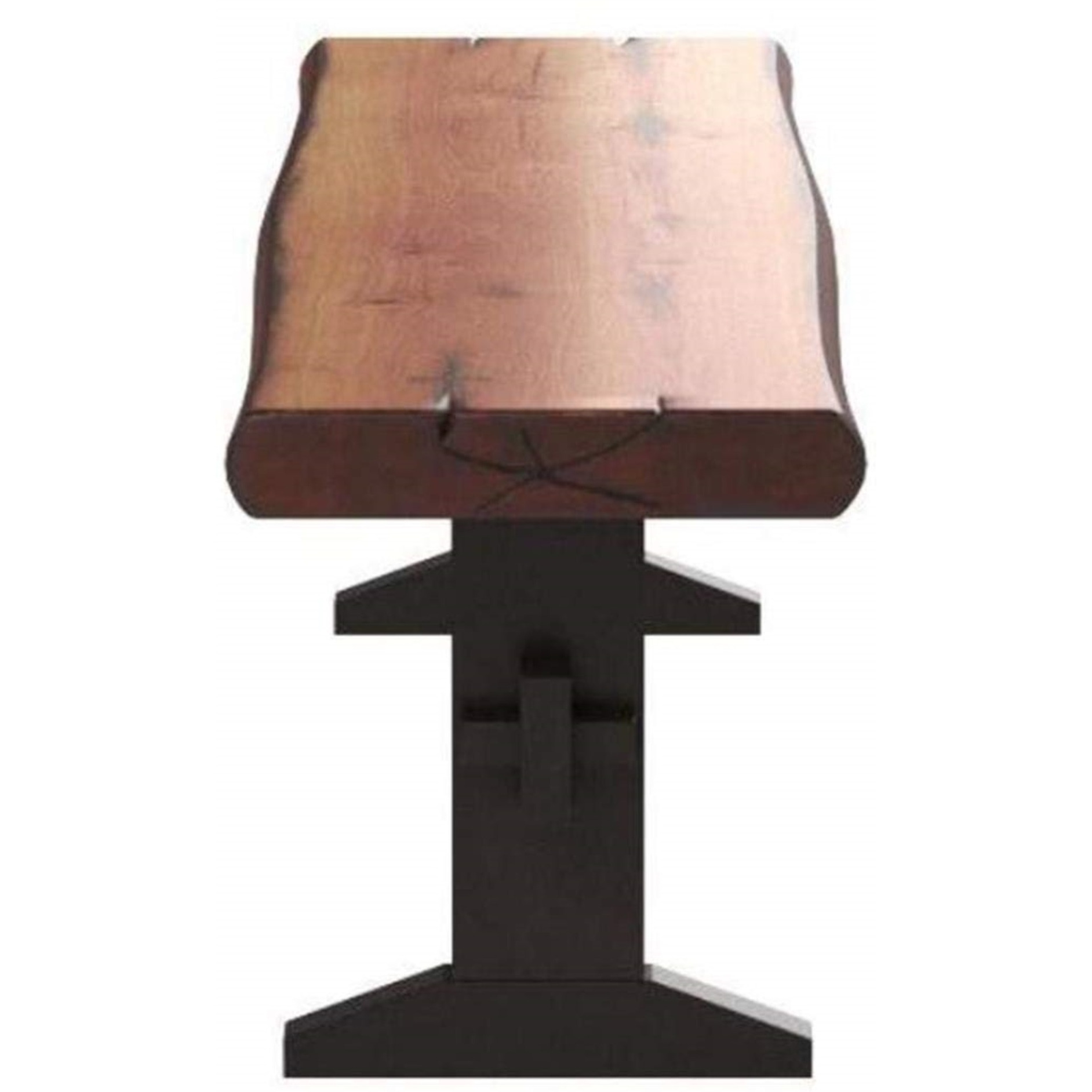 Bexley Trestle Bench Natural Honey And Espresso