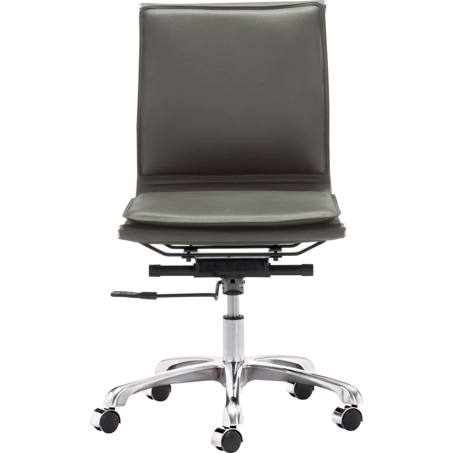 Lider Plus Armless Office Chair Gray