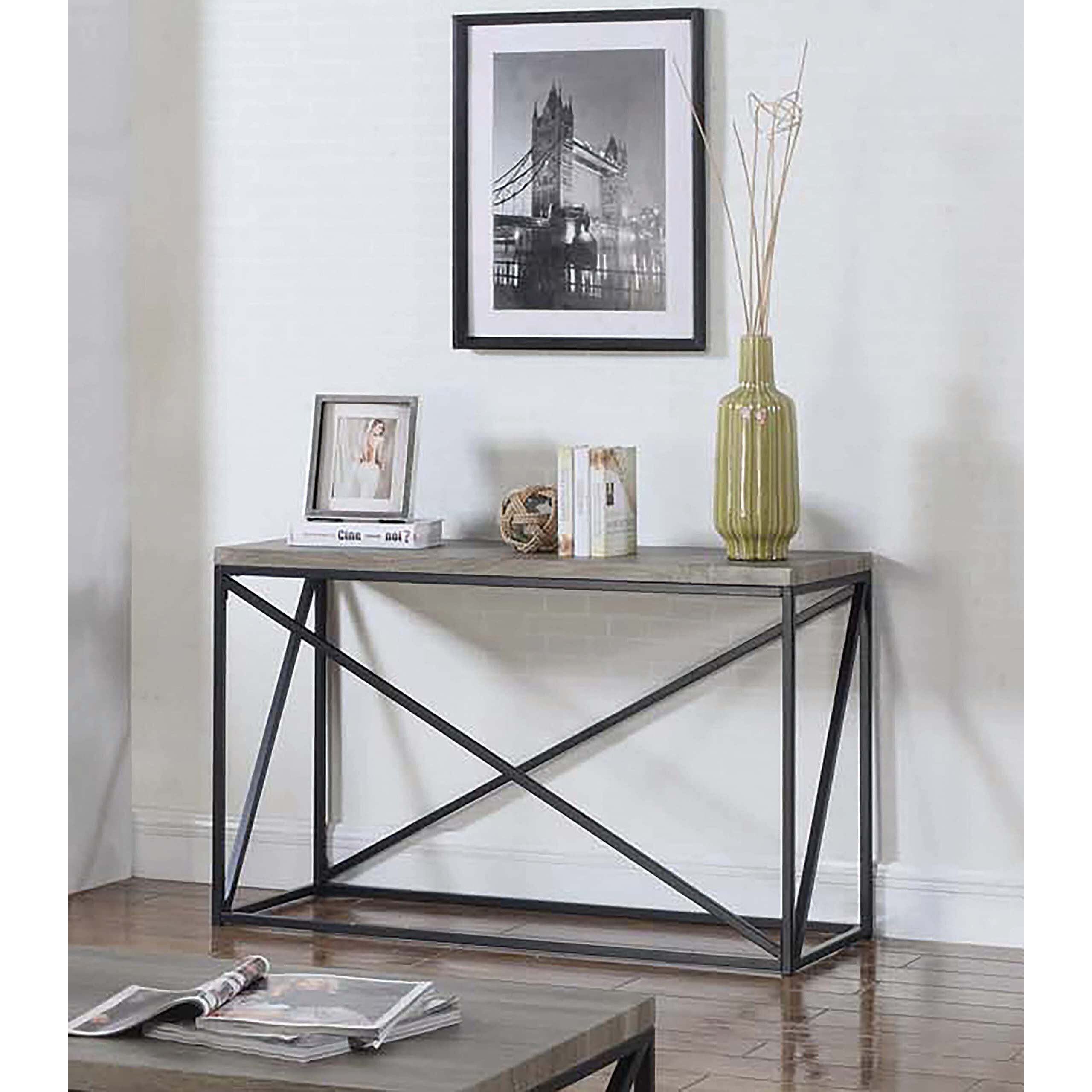 Industrial Sonoma Grey Sofa Table