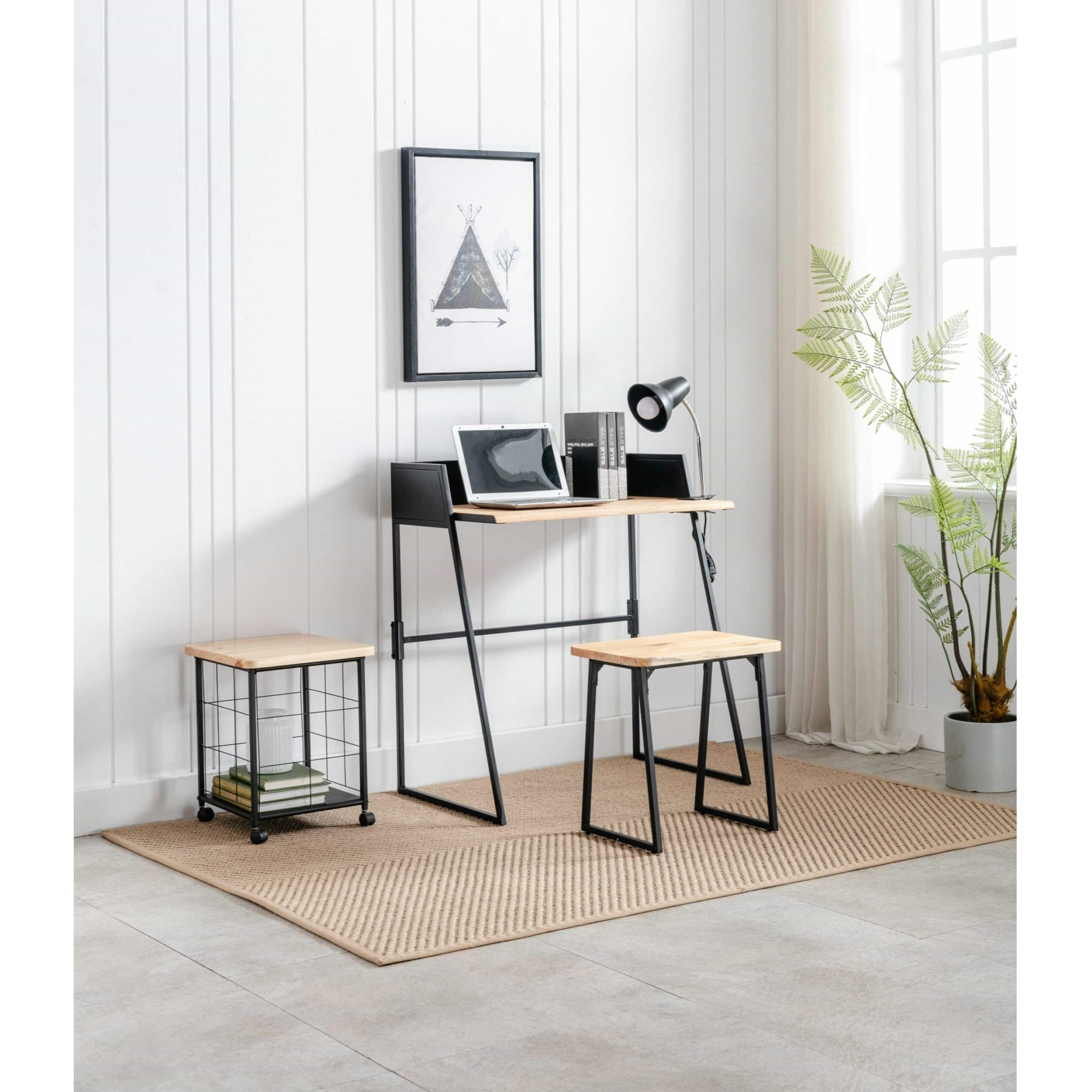 Aero 2Pc Home Office Desk Set