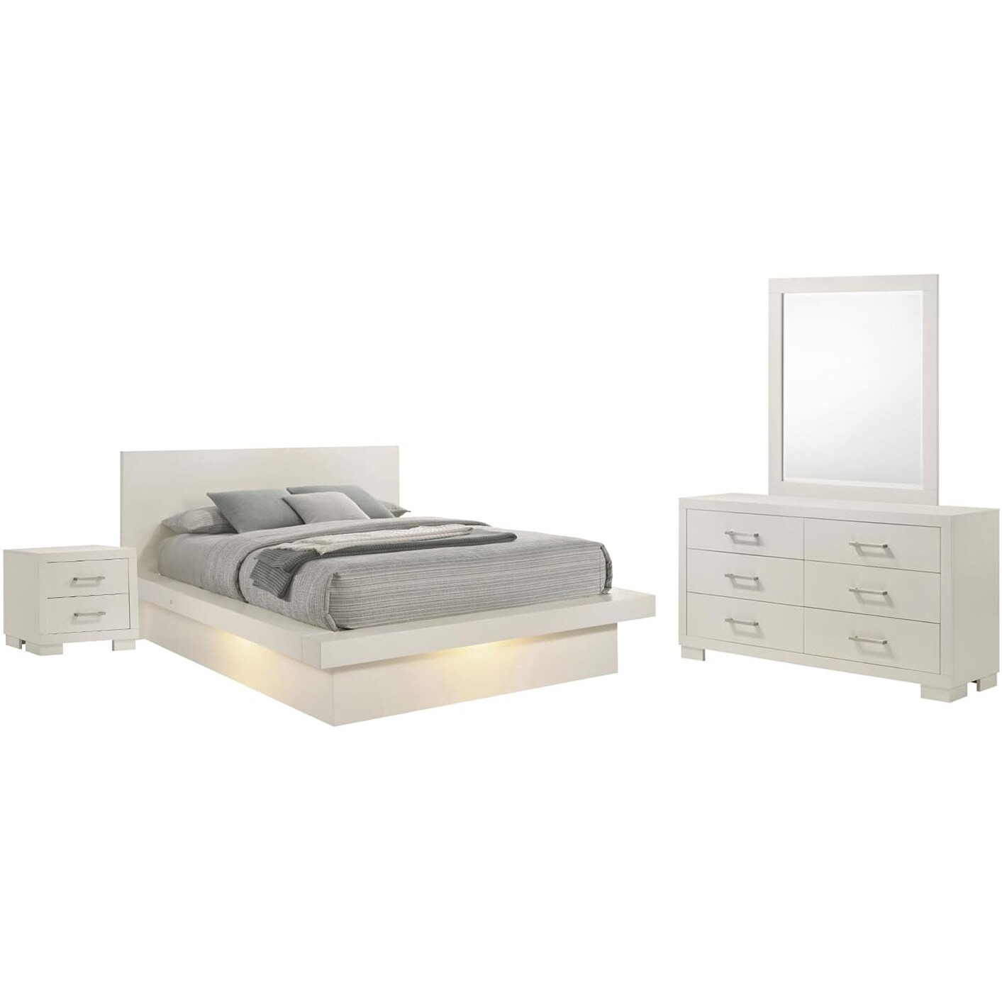 Eastern King Bed 4 Pc Set