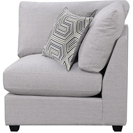 Cambria Upholstered Corner Chair Grey