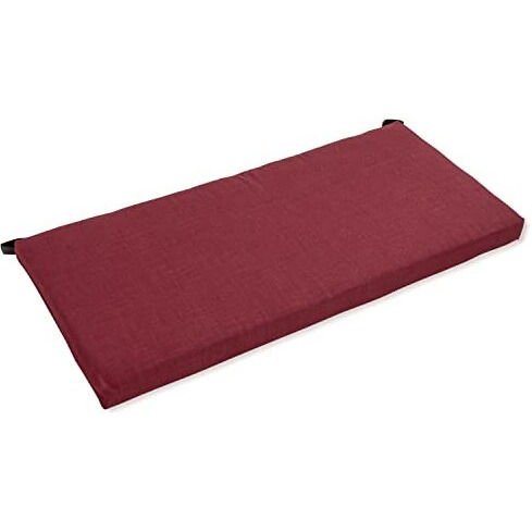 42-Inch By 19-Inch Solid Outdoor Spun Polyester Loveseat Cushion 942X19-Reo-Sol-17