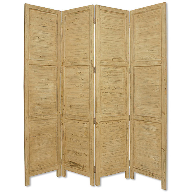 1"" X 76"" X 84"" Yellow Wood Screen