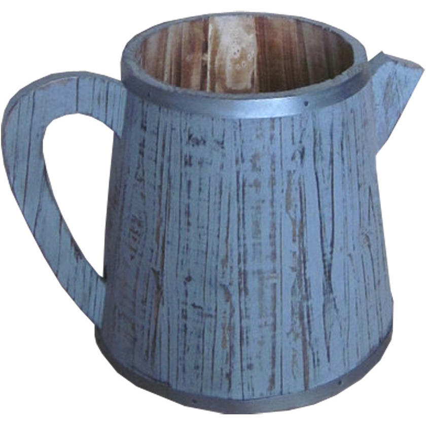 1 X 12 X 7 Brown Wood  Garden Pot