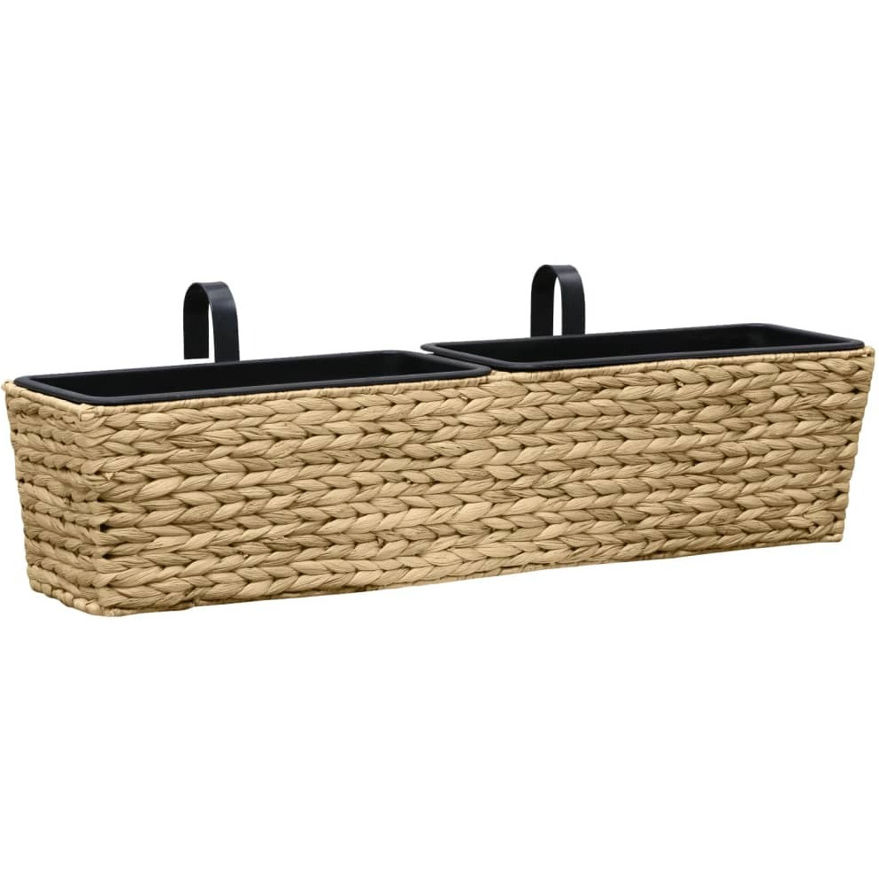 Vidaxl Planters 2 Pcs Water Hyacinth