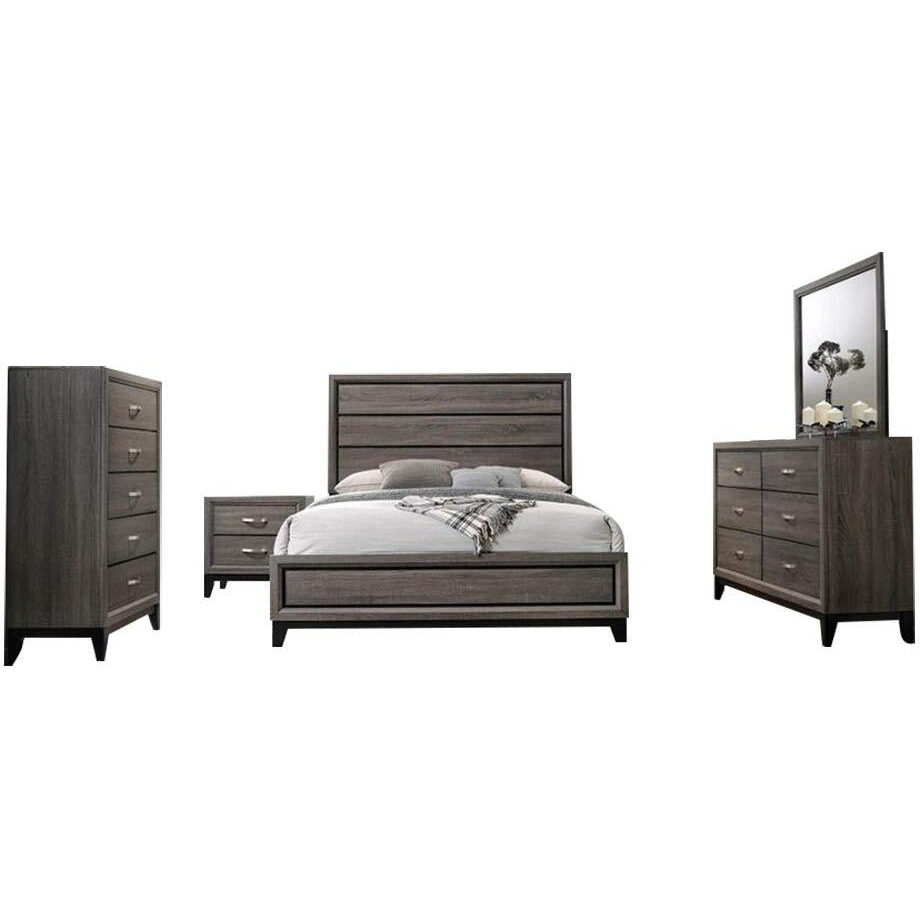 Queen Bed 5 Pc Set
